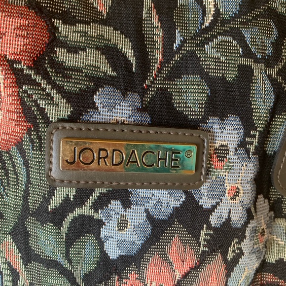 Vintage Jordache Floral Tapestry Weekender Bag - Picture 2 of 9